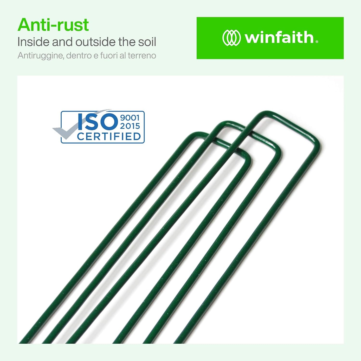 Winfaith 50x Erdnägel für Kunstrasen 150mm - Bis zu 63% Rabatt im Outlet