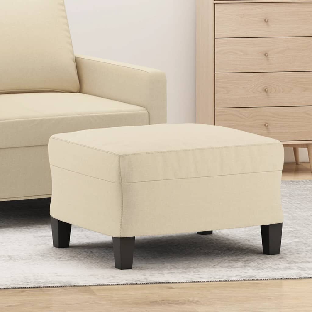 Eleganter Fußhocker in Cremeweiß - bis zu 44,3% Rabatt im Outlet
