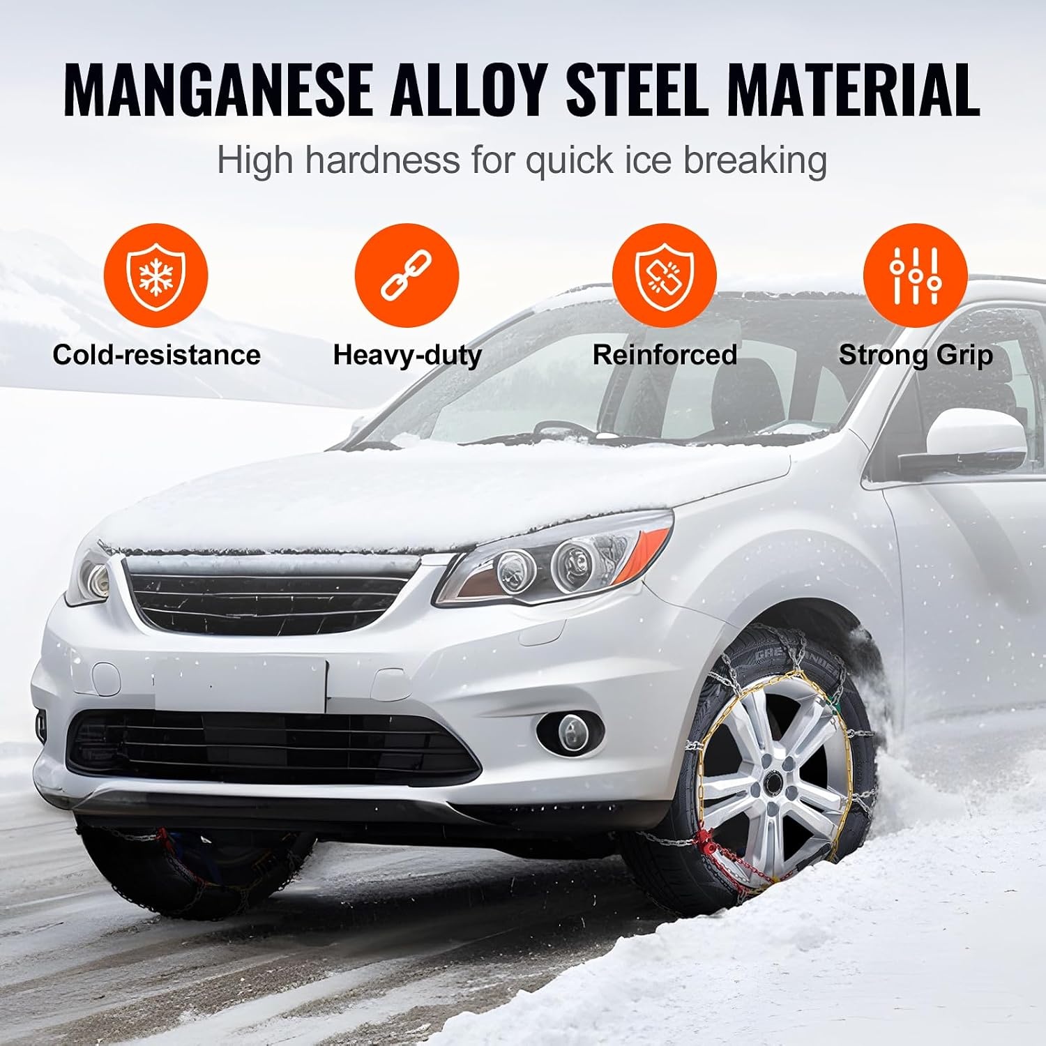 Vevor Robuste Schneeketten für PKW & SUV - Bis zu 66% Rabatt auf Rückläufer