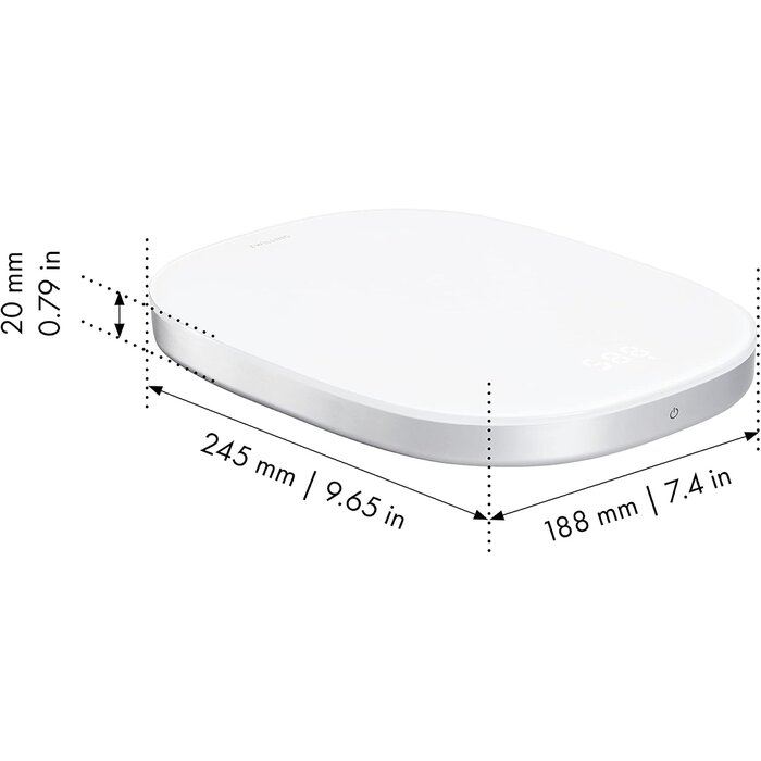 Digitale Küchenwaage bis 10 kg | Glasoberfläche & USB | bis zu 43,7% Rabatt