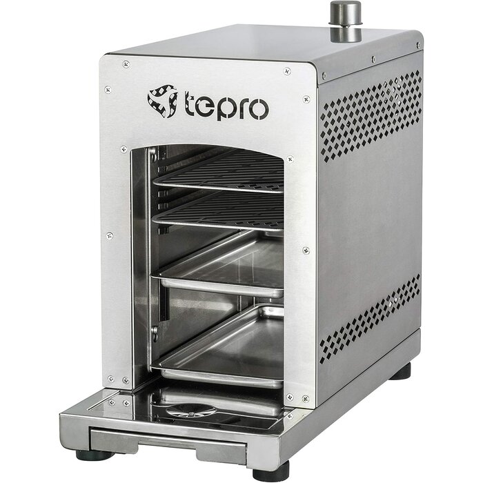 800°C Hochtemperatur-Gasgrill aus Edelstahl - bis zu 70% Rabatt