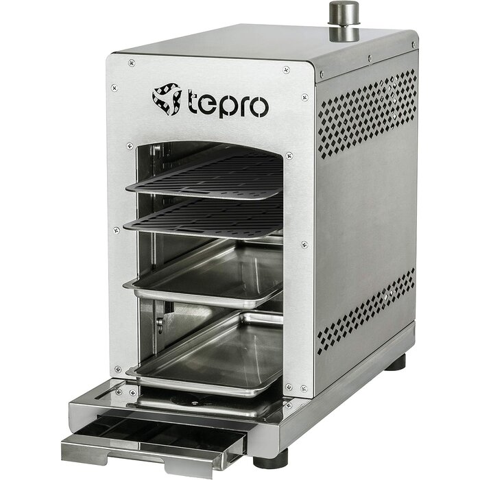 800°C Hochtemperatur-Gasgrill aus Edelstahl - bis zu 70% Rabatt