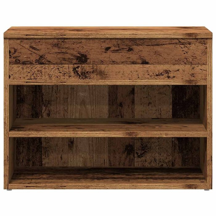 Schuhbank in Altholz-Optik, 60x30x45 cm - bis zu 44,4% günstiger