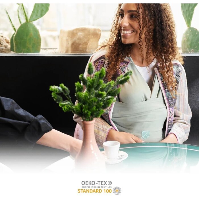 Elastisches Babytragetuch: Ergonomisch & sicher - bis zu 68% reduziert