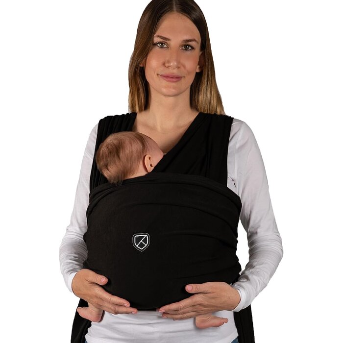 Elastisches Babytragetuch: Ergonomisch & sicher - bis zu 68% reduziert