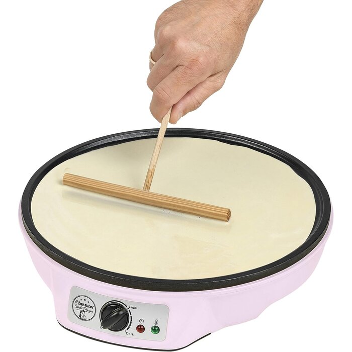 Crêpemaker Rosa Ø 30cm, 1000W - Bis zu 42,9% günstiger