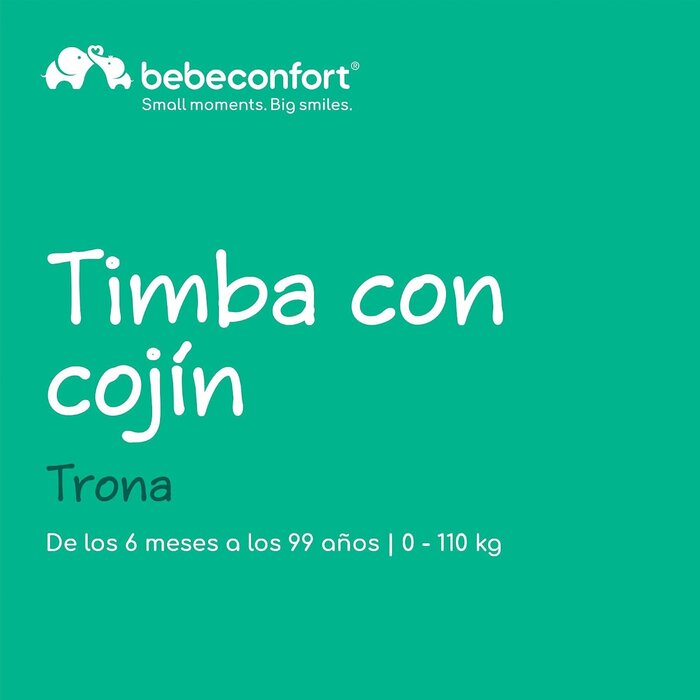 Mitwachsender Holz-Hochstuhl bis 110 kg - Grey Mist - bis zu 46,3% sparen