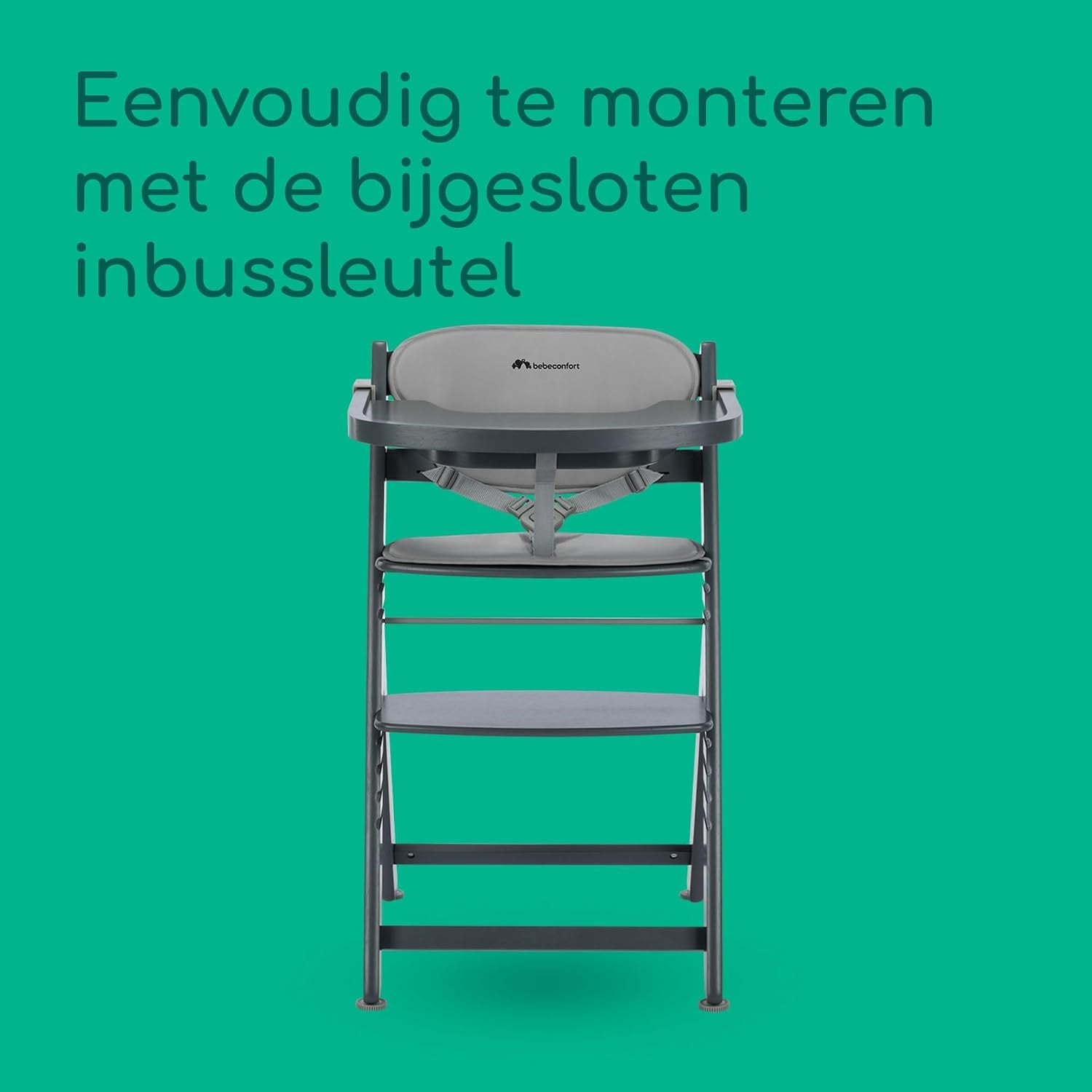 Mitwachsender Kinderhochstuhl bis 110 kg - Grey Mist - bis zu 42,4% Rabatt