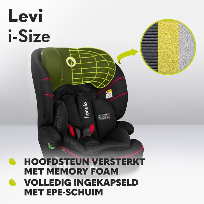 Kindersitz i-Size mitwachsend (76-150 cm) - Rot - bis zu 45,8% Rabatt
