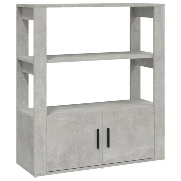 Modernes Sideboard in Betongrau 80x30x90cm - bis zu 44,8% Rabatt
