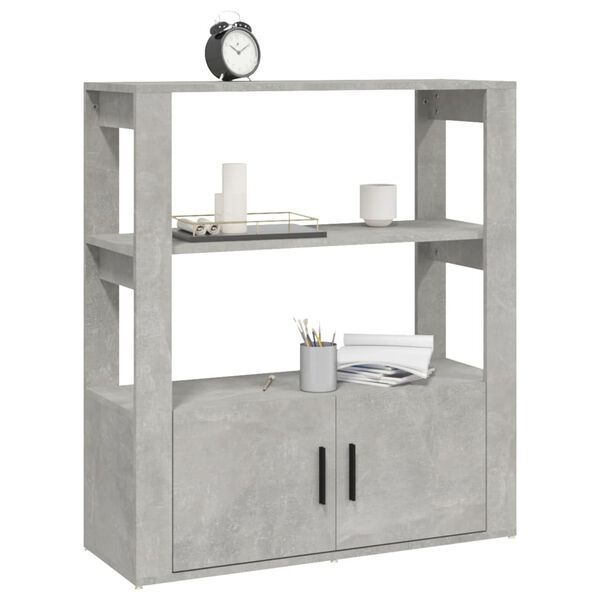 Modernes Sideboard in Betongrau 80x30x90cm - bis zu 44,8% Rabatt