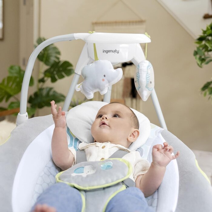 Moderne Babyschaukel, 180° drehbar - Jetzt bis zu 42% sparen!
