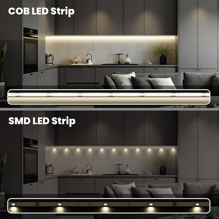 10m COB LED-Streifen 4000K: Smartes Licht mit bis zu 39,9% Rabatt