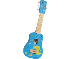 Dino-Kindergitarre aus Holz Blau 54 cm - Jetzt bis zu 45% sparen