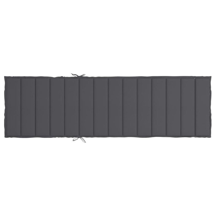 Sonnenliegen-Auflage 200x50x3 cm Anthrazit - bis zu 42,9% Rabatt