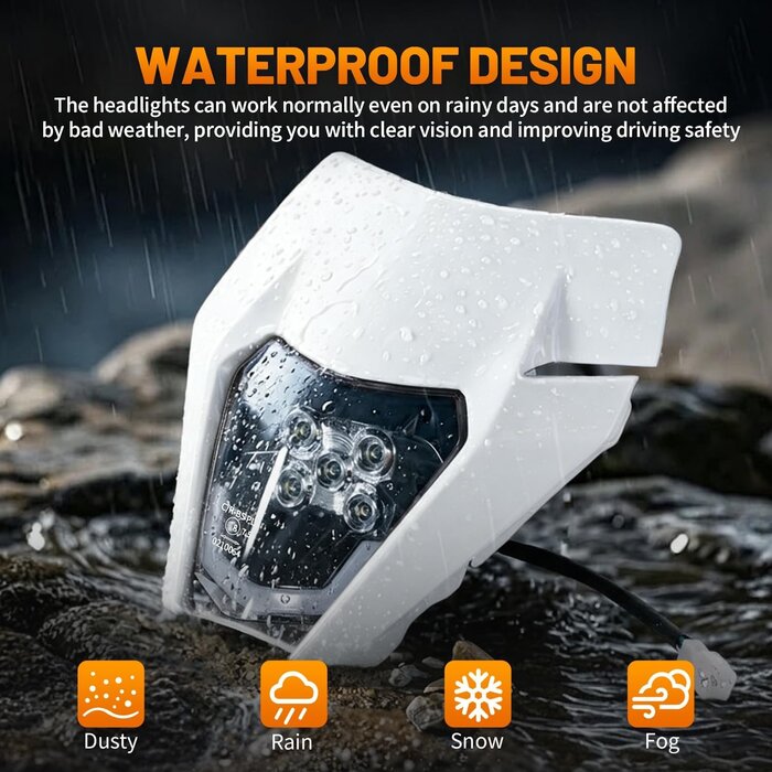 LED-Motorradscheinwerfer Universal - Off-Road Design, bis zu 44,9% Rabatt
