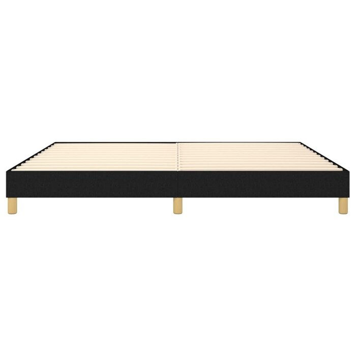 Stoff-Bettrahmen 200x200 cm Schwarz - Outlet bis zu 46% sparen