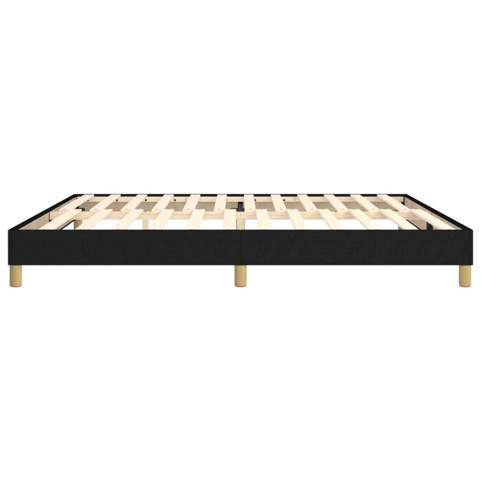 Stoff-Bettrahmen 200x200 cm Schwarz - Outlet bis zu 46% sparen