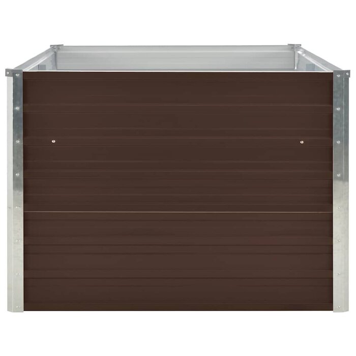 Hochbeet 160x80x45 cm aus Stahl in Braun - bis zu 43,2% reduziert