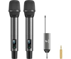 Drahtloses UHF-Handmikrofon-Set TW520, grau - bis zu 41,4% Rabatt