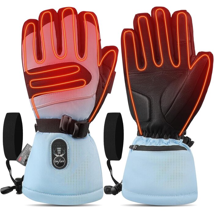 Day Wolf Beheizbare Unisex-Handschuhe XS, blau, wasserdicht, bis zu 69% Rabatt