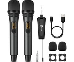 Tonor Drahtloses UHF-Mikrofon-Set - 60m Reichweite | Bis zu 46% Rabatt