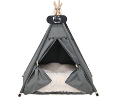 Haustier-Tipi 60x60x70 cm - Gemütliches Rückzugszelt - Sparen Sie bis zu 46%