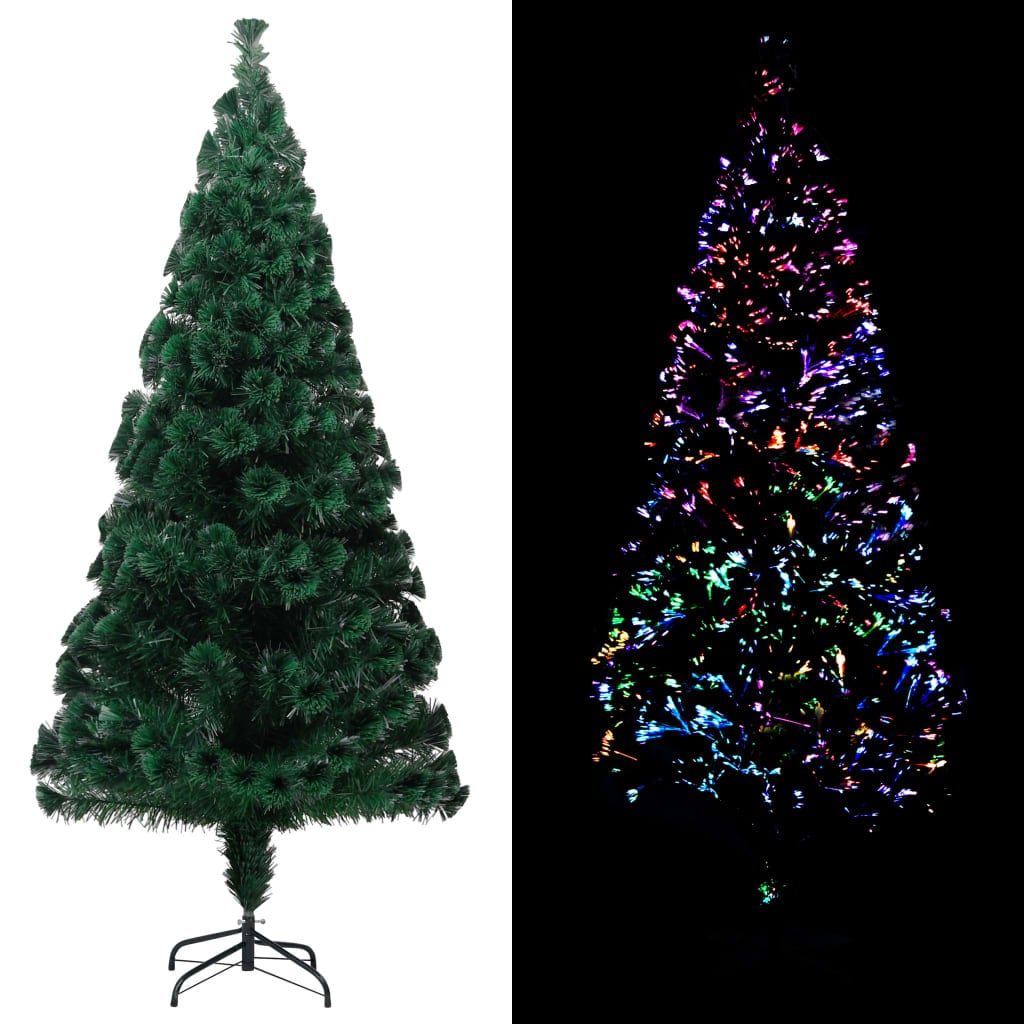 Künstlicher Weihnachtsbaum 180 cm mit Glasfaser-Licht - bis zu 45,8% Rabatt