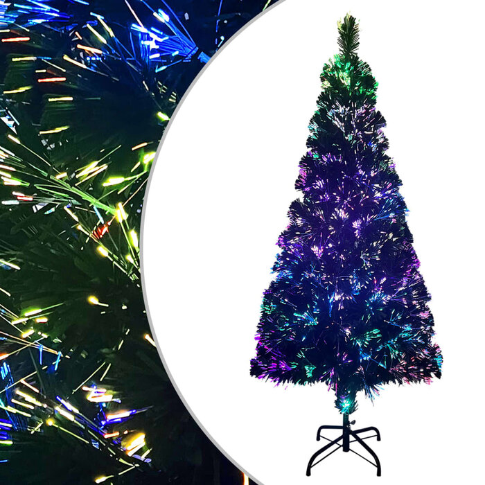 Künstlicher Weihnachtsbaum 180 cm mit Glasfaser-Licht - bis zu 45,8% Rabatt