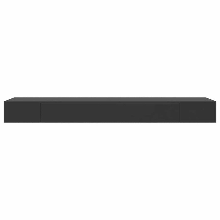 Schwebendes Wandregal mit Schublade 80cm - Schwarz - bis zu 75,9% Rabatt