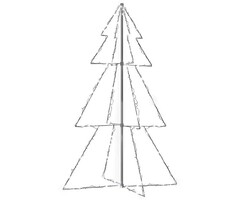 Vidaxl LED-Kegel-Weihnachtsbaum 150 cm, Kaltweiß - bis zu 75% sparen