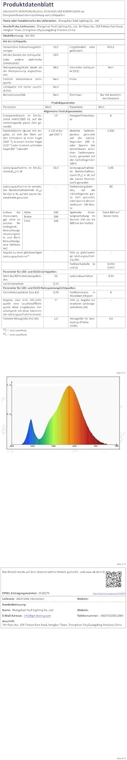 LED-Wandleuchte mit Ladestation: Sparen Sie bis zu 71,8% - Schwarz