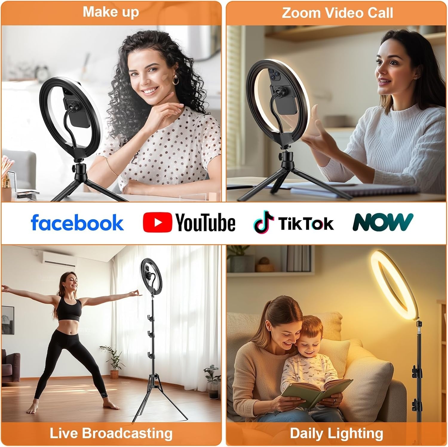 12 Zoll LED-Ringlicht mit 186 cm Stativ - Bis zu 53,2 % Rabatt