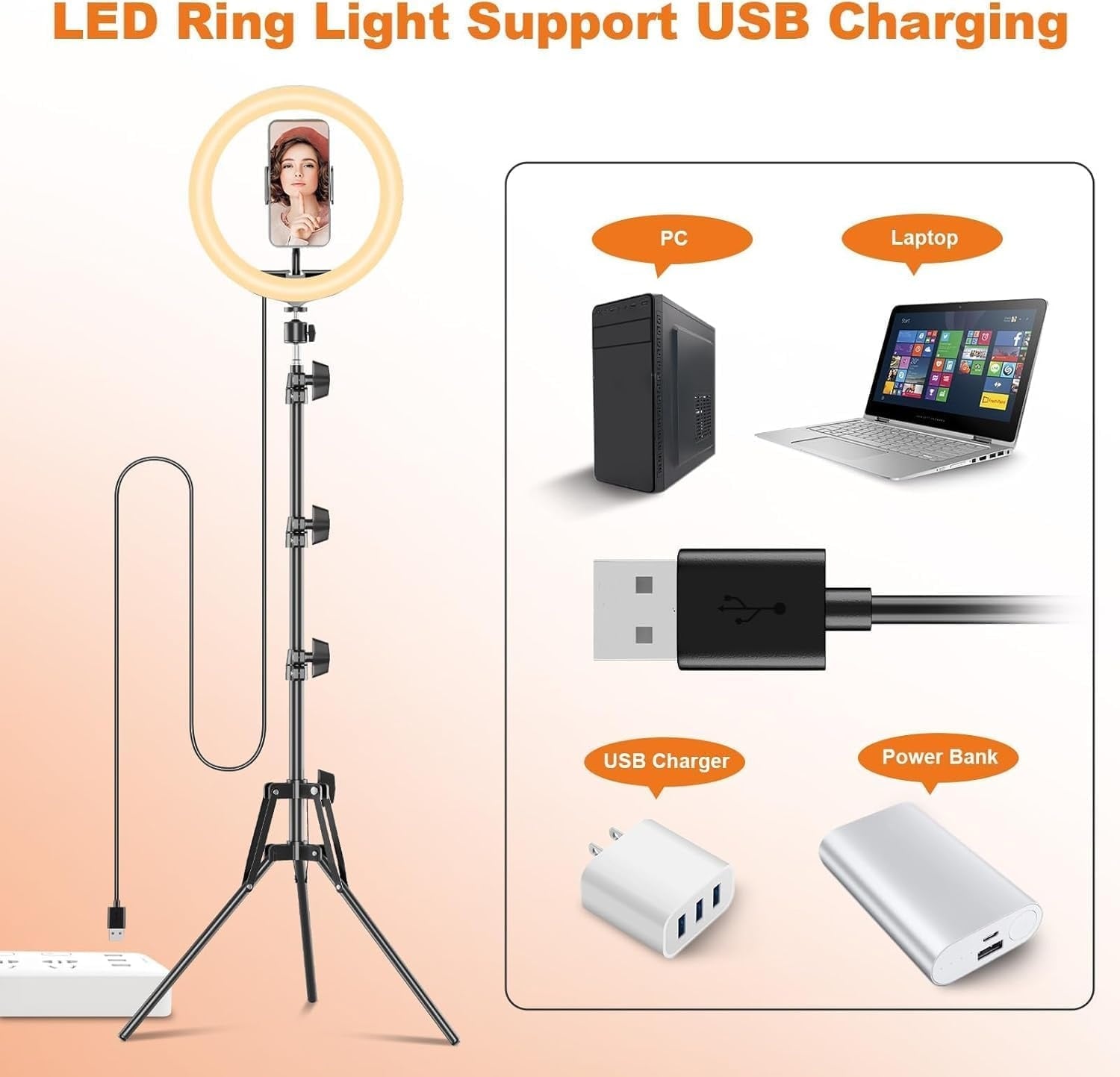 12 Zoll LED-Ringlicht mit 186 cm Stativ - Bis zu 53,2 % Rabatt