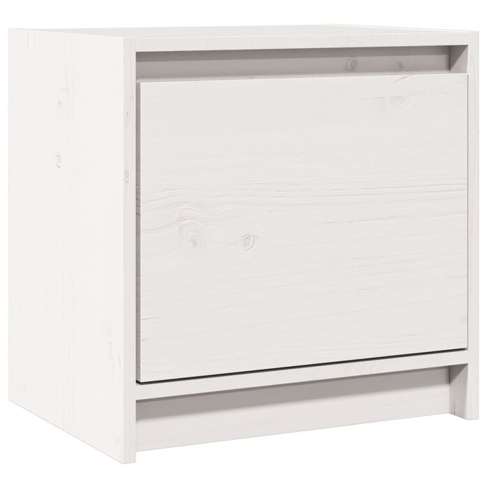 Nachtschrank Kiefer massiv Weiß 40x30,5x40cm - bis zu 55,8% Rabatt