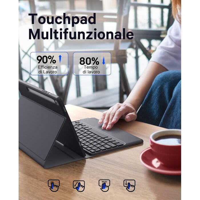 Tastatur für Tablet 11 Zoll mit Touchpad & Bluetooth - bis zu 56,1% Rabatt