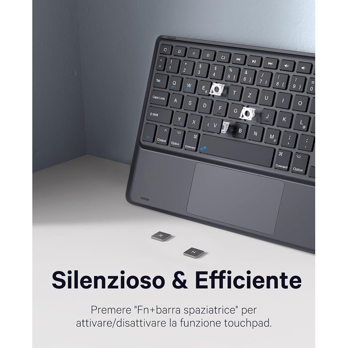 Tastatur für Tablet 11 Zoll mit Touchpad & Bluetooth - bis zu 56,1% Rabatt