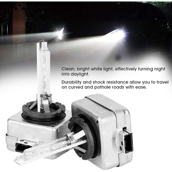 D1S Xenon Scheinwerfer Lampen 6000K Reinweiß - 2er Set - bis zu 52,8% sparen