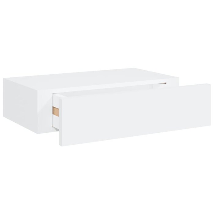 Wandregal mit Schublade Weiß 40x23,5cm - Jetzt bis zu 53,4% reduziert!