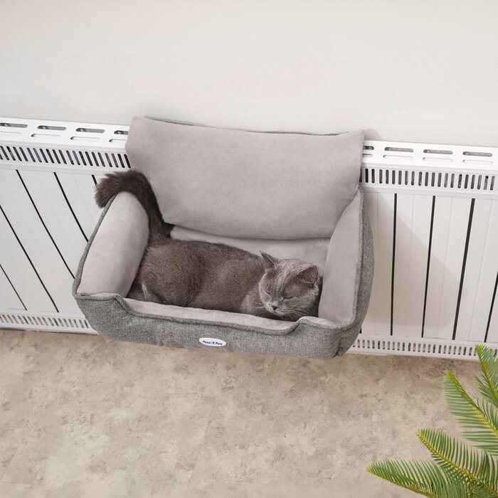 Katzenheizungsliege L 65x36cm Grau - Jetzt bis zu 56,2% Rabatt sichern