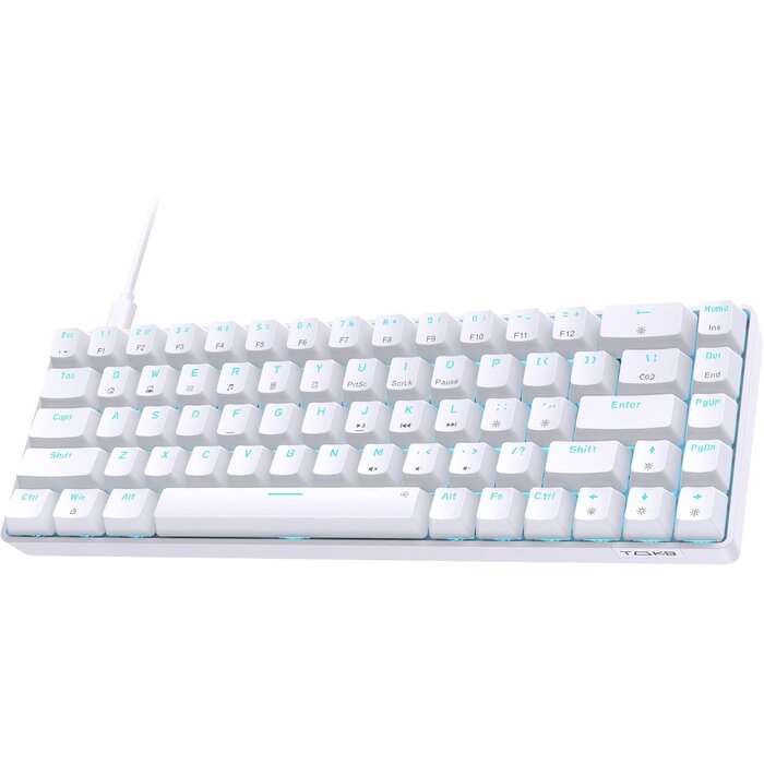 Mechanische 60% Gaming-Tastatur, 68 Tasten, braune Switches - bis zu 48,5% Rabatt