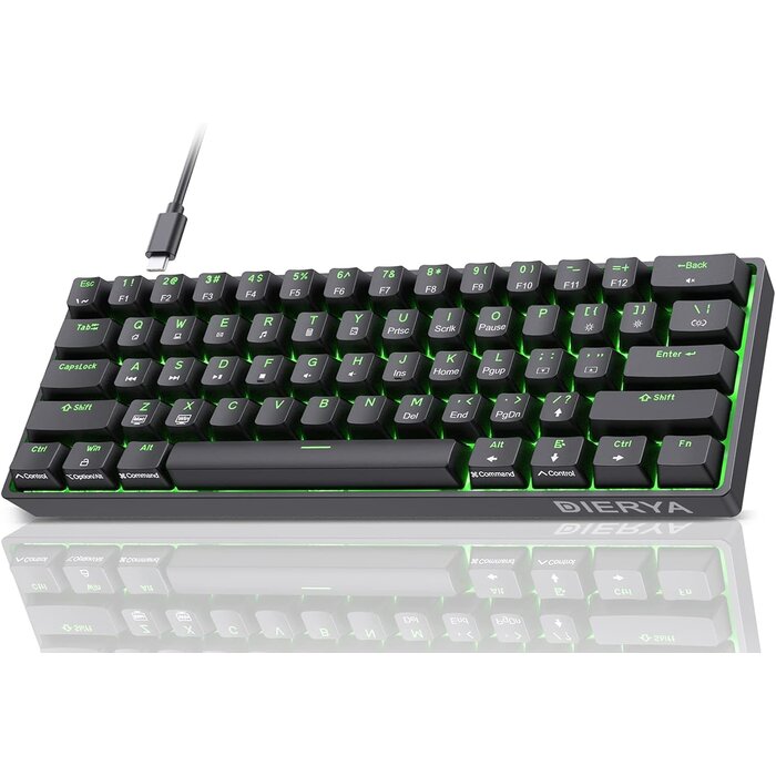 Mechanische 60% Gaming-Tastatur - Weiß - Bis zu 48,5% Rabatt