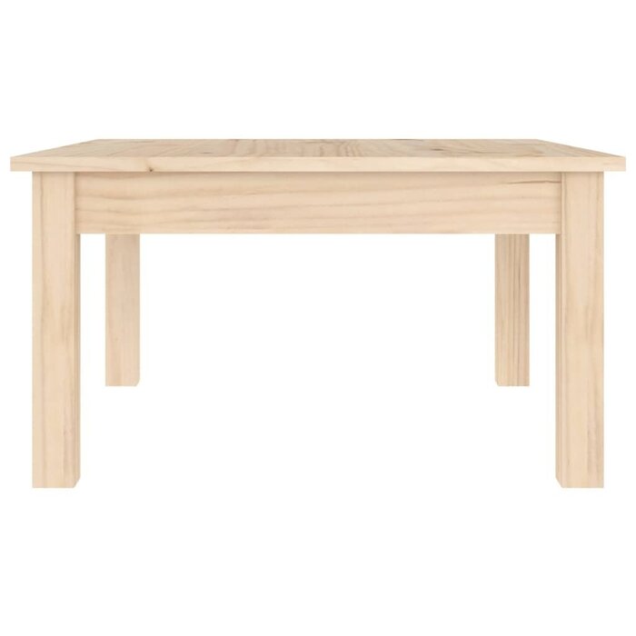Couchtisch aus massivem Kiefernholz, 55 x 55 x 30 cm - bis zu 52,1 % Rabatt