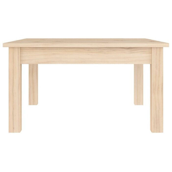 Couchtisch aus massivem Kiefernholz, 55 x 55 x 30 cm - bis zu 52,1 % Rabatt