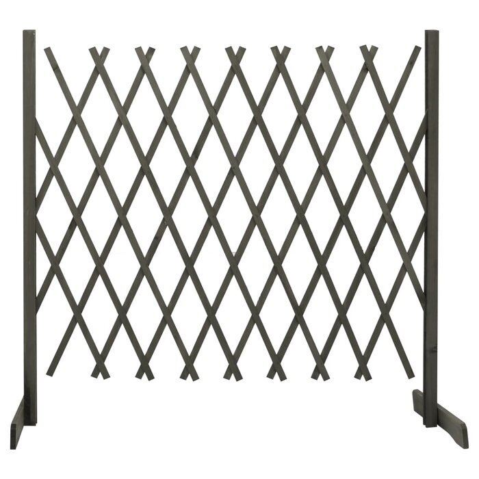 Ausziehbares Gartenspalier Fichte Grau 180x100 cm - Sparen bis zu 47,2 %