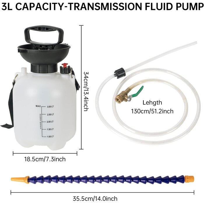 Getriebeöl-Handpumpe 3 Liter - Befüllsystem für Kfz - bis zu 47,2 % Rabatt