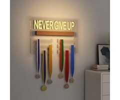 LED-Medaillenhalter aus Holz & Acryl - Wanddisplay - bis zu 48% reduziert
