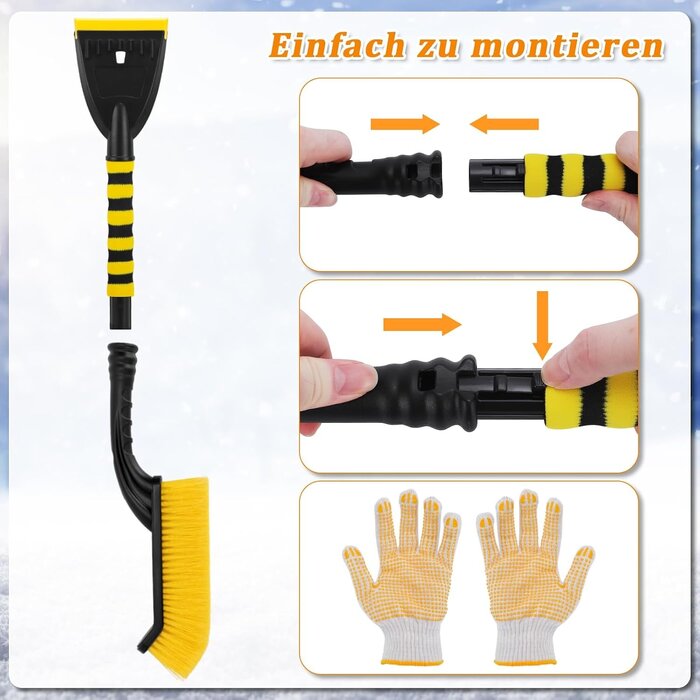 Schneebesen mit Eiskratzer 67 cm - bis zu 61% Rabatt auf Rückläufer