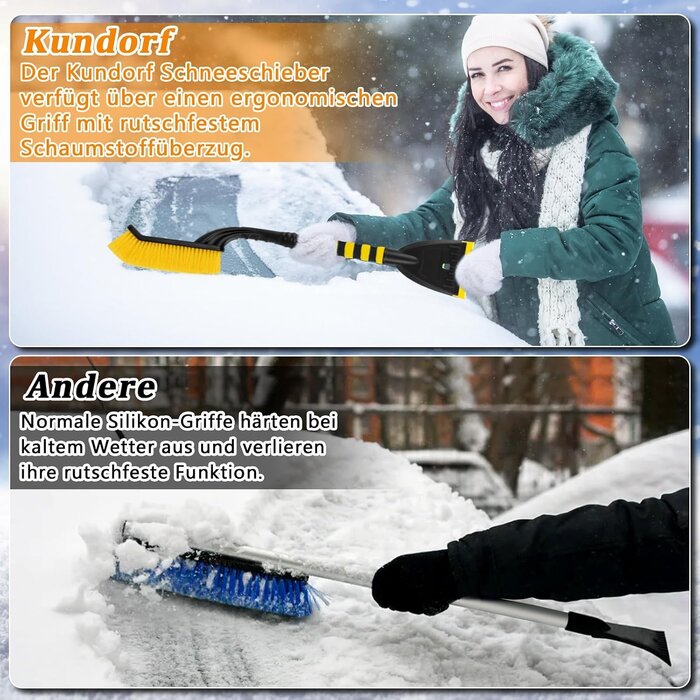 Schneebesen & Eiskratzer 67cm für Auto - bis zu 61% Rabatt