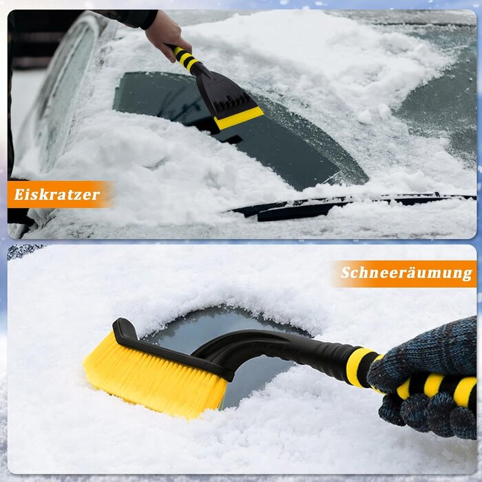 Schneebesen & Eiskratzer 67cm für Auto - bis zu 61% Rabatt